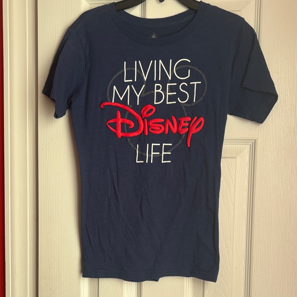 Disney Kids Navy Blue T-Shirt - Living My Best Disney Life